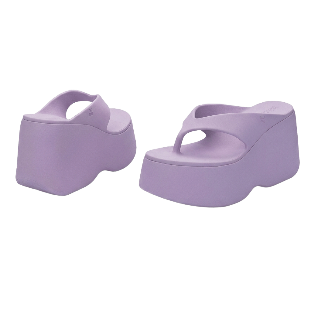 Melissa Free Thong Wedge (COR LILÁS)